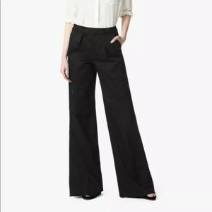 Joe’s Wide Leg High Waist Black Pants The Bessie